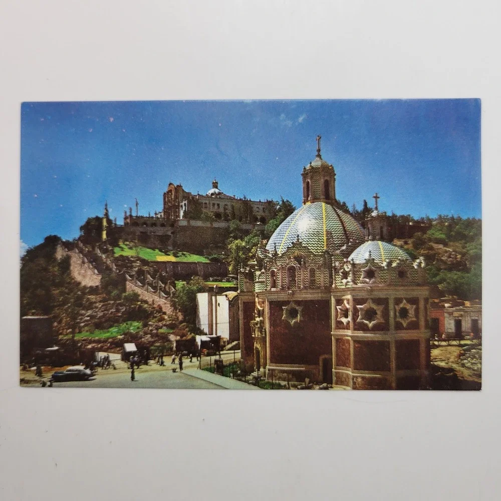 Vintage El Pocito Church Guadalupe Mexico Travel Souvenir Postcard